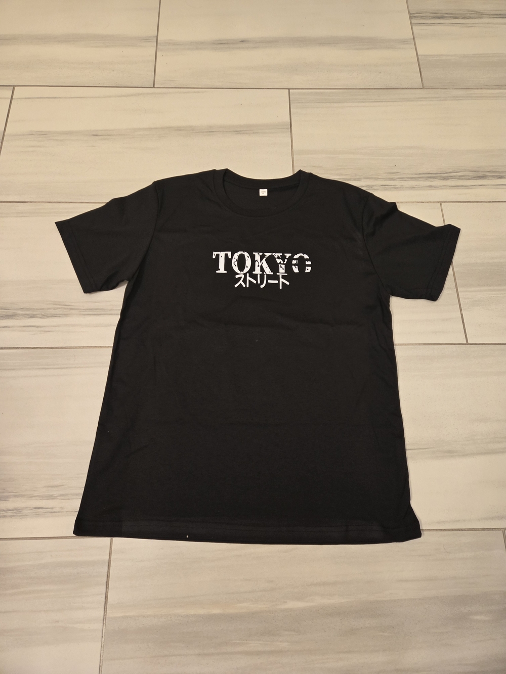 Black Tokyo Graphic Crew Neck T-Shirt